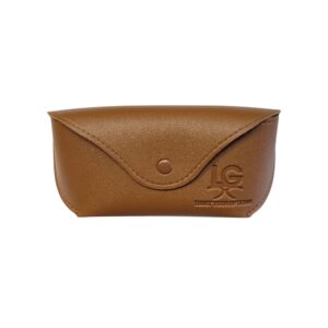 Θήκη Γυαλιών LmG Δερματίνη Ηλίου Καφέ